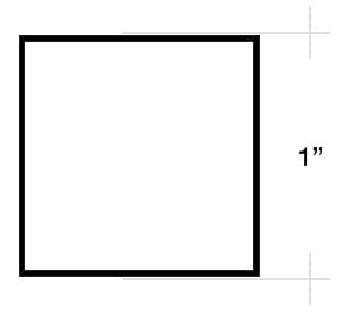 Perfil tubular cuadrado