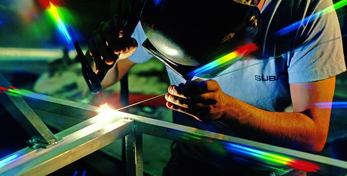 Soldadura de lámina de acero inoxidable